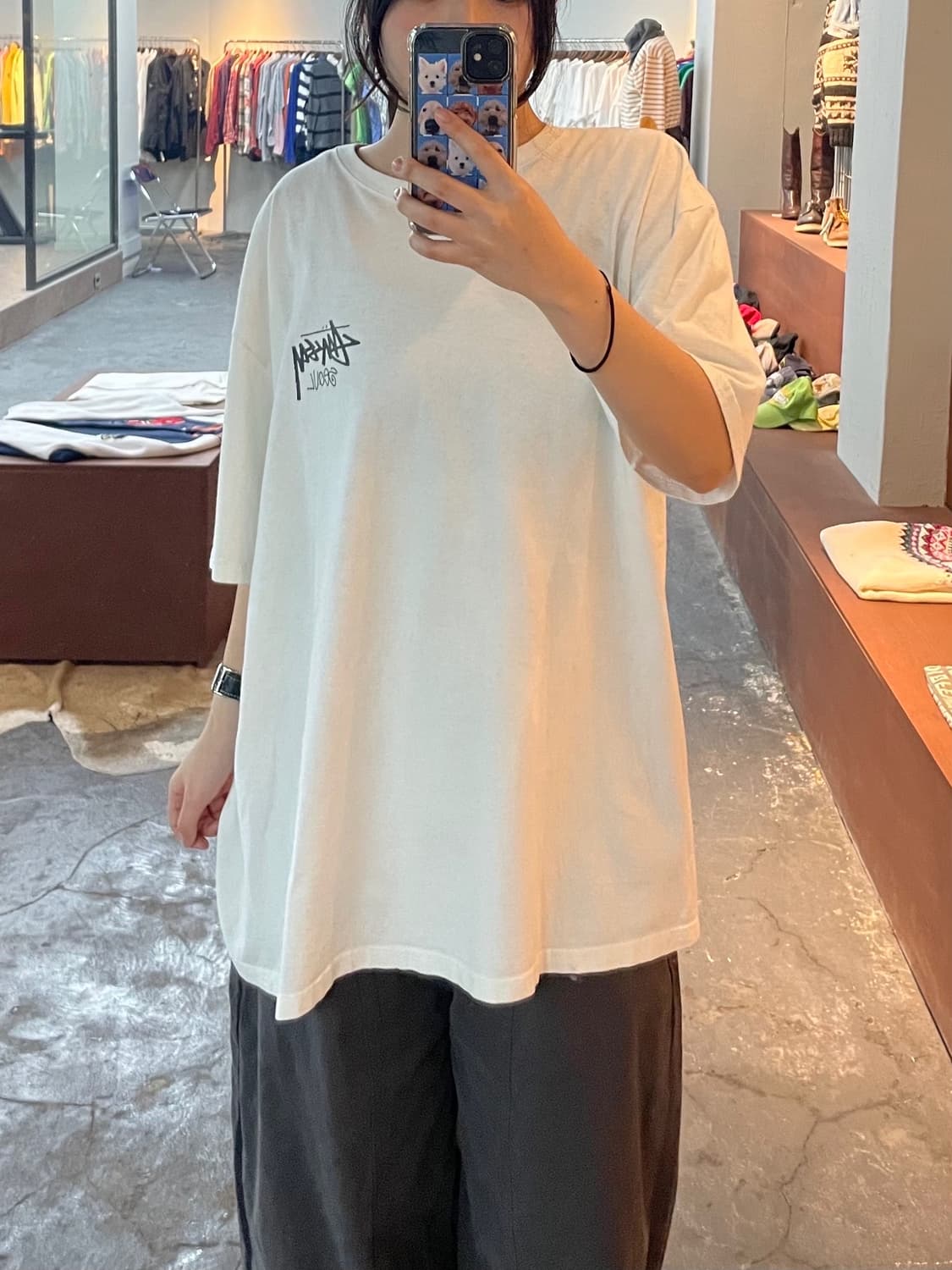 스투시 서울 화이트 반팔 H260 상품이미지1