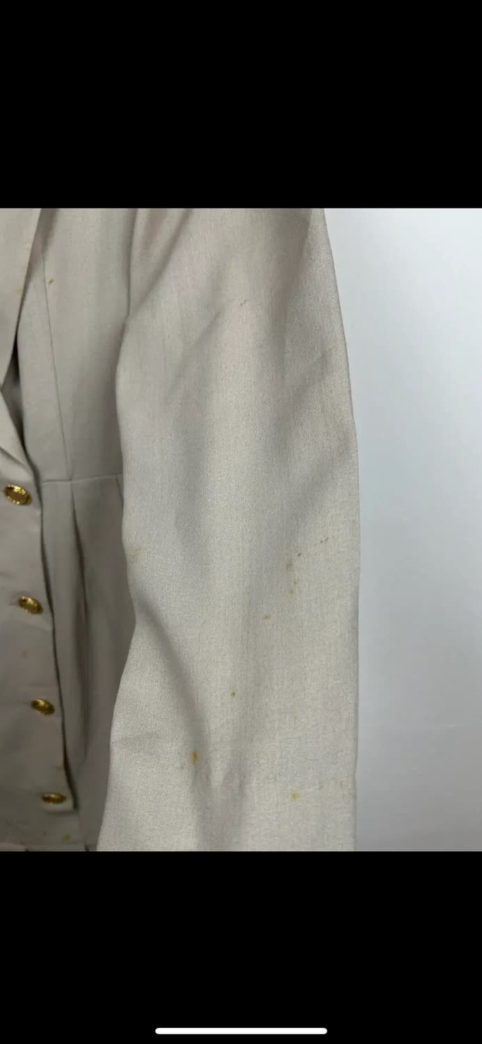 L008 발렌시아가 80-90s 더블 브레스트 플리츠 원피스 W-M 상품이미지8