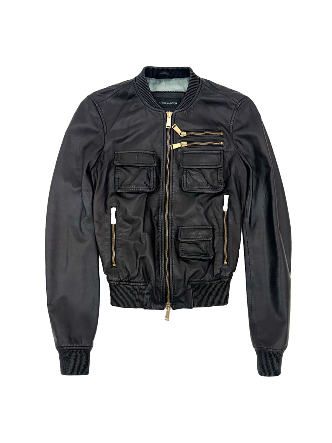 DSQUARED2 Leather Bomber Jacket/ 38 상품이미지1