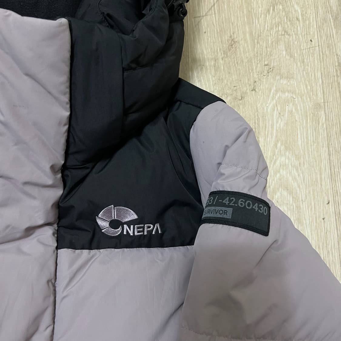네파 여성 구스다운 후드 롱패딩 XS/85 상품이미지3