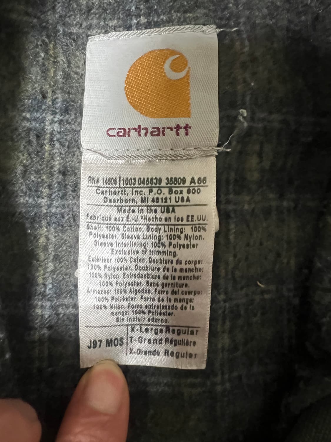 칼하트 디트로이트 J97 mos 상품이미지5