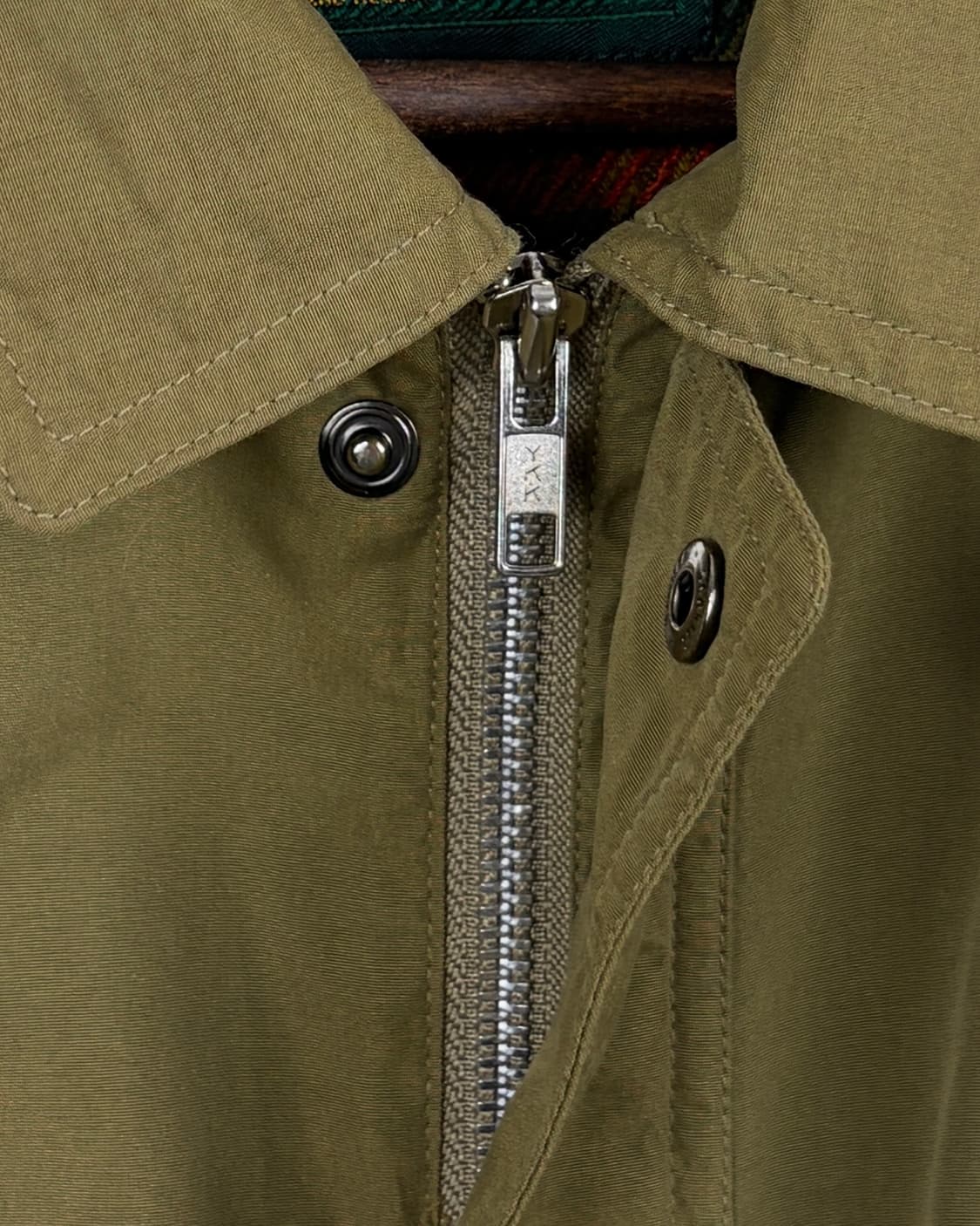 KD Room Vintage Olive Cropped Jacket 상품이미지4