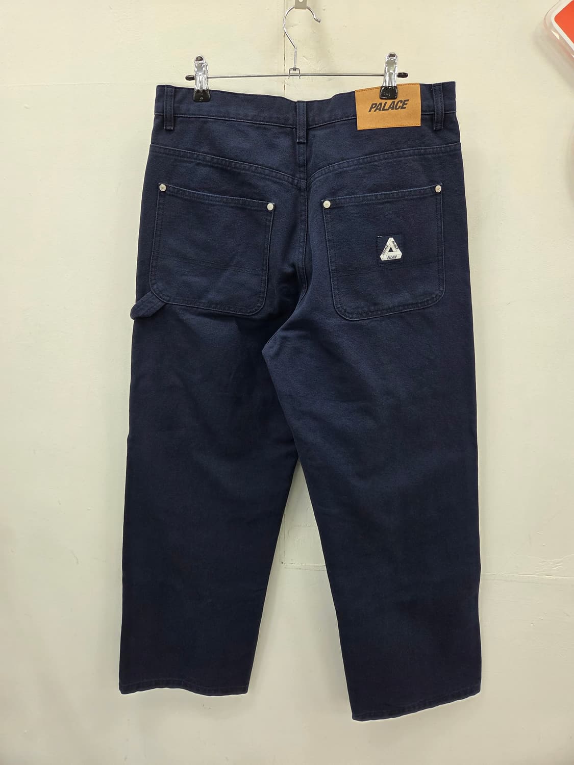 30 팔라스 24SS 헤비 캔버스 워크 팬츠 네이비 상품이미지5