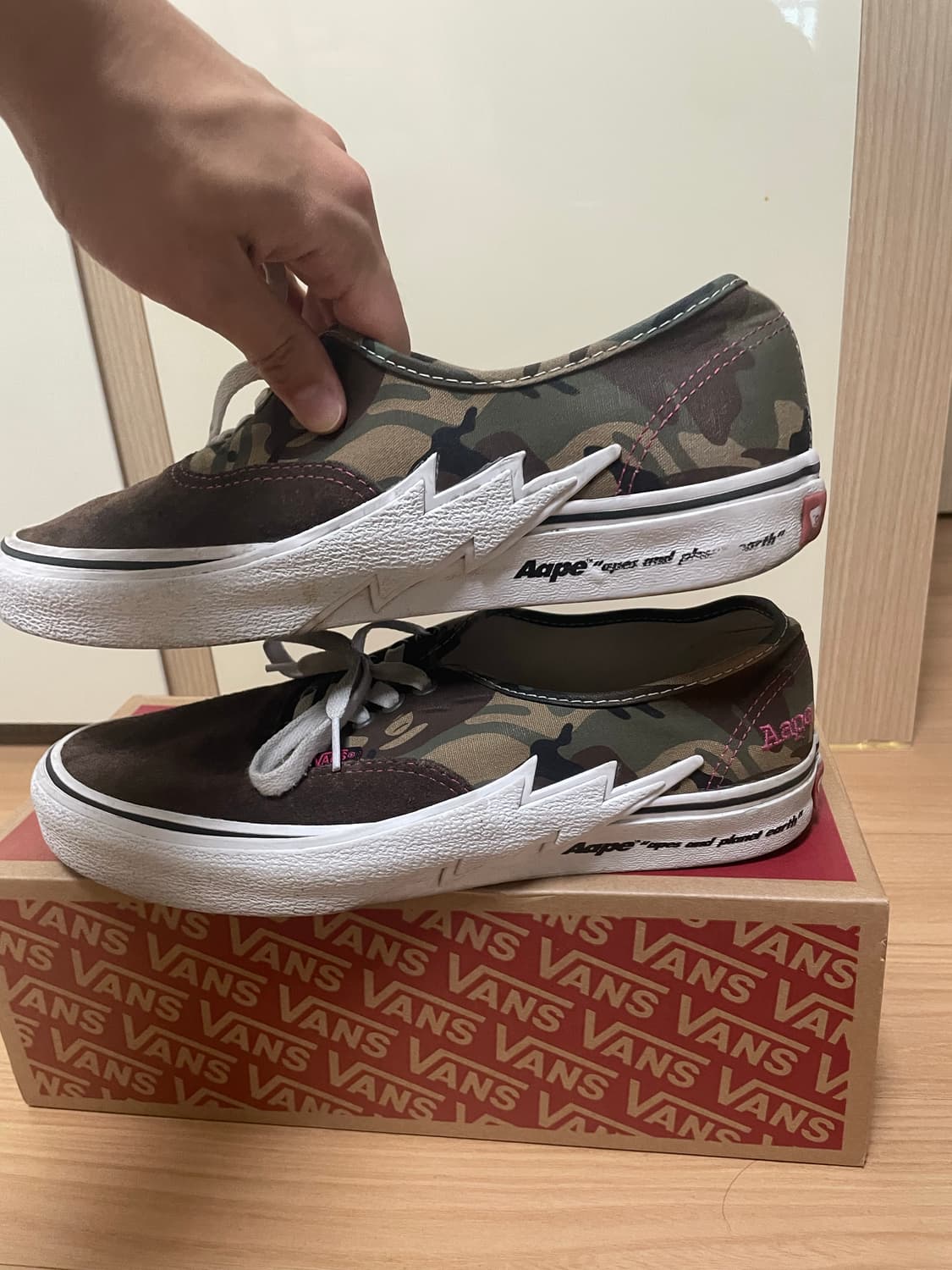반스 AAPE 어센틱 볼트 카키 280 상품이미지3