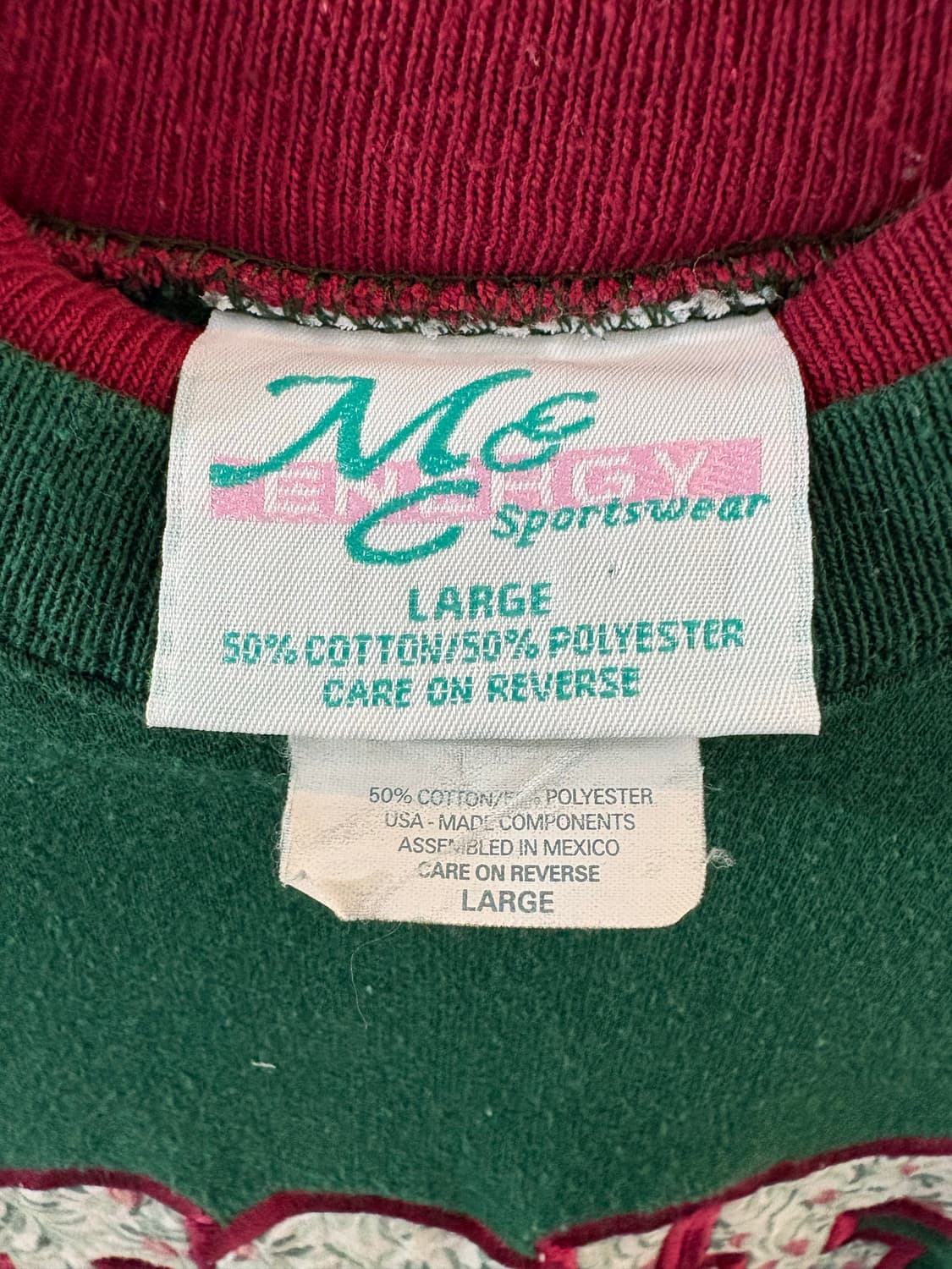 90s 미제 M.C. Sportswear 빈티지 스웻셔츠 상품이미지4