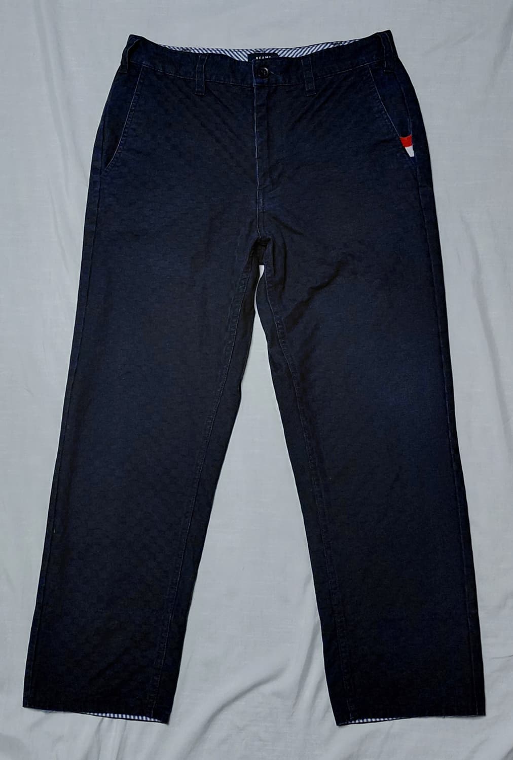 [S] 빔즈 하트 BEAMS HEART 체크 자카드 치노 팬츠 상품이미지1