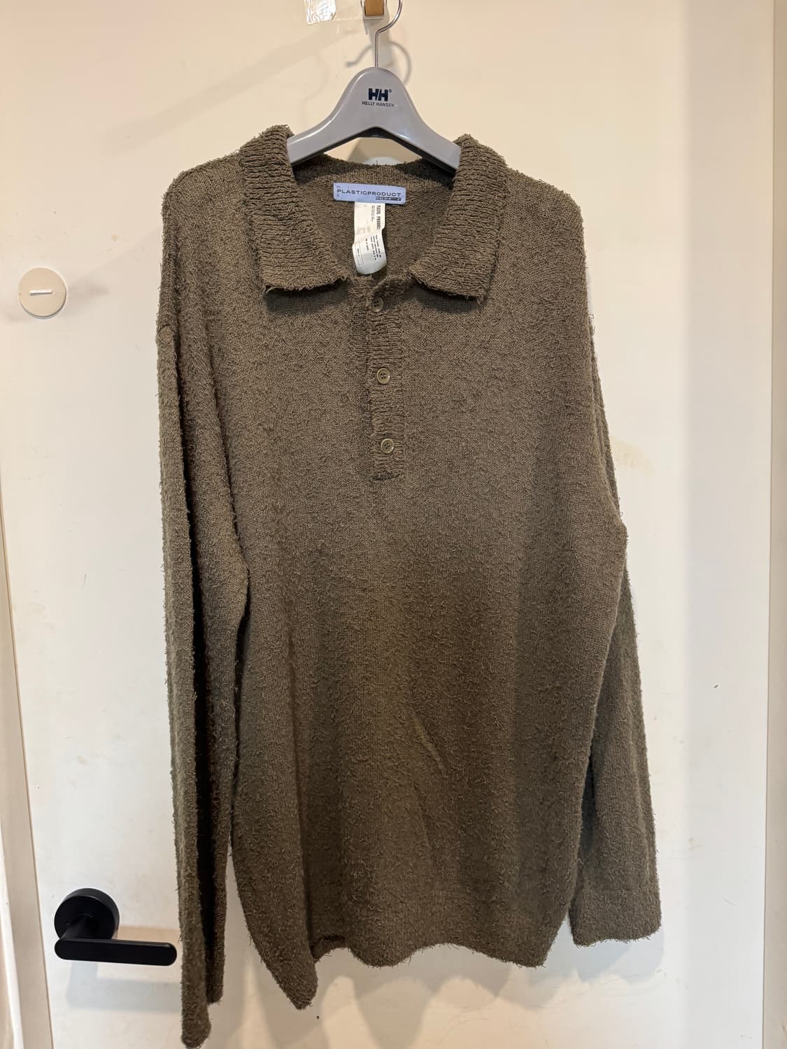 플라스틱프로덕트 폴로 니트 브라운 상품이미지3