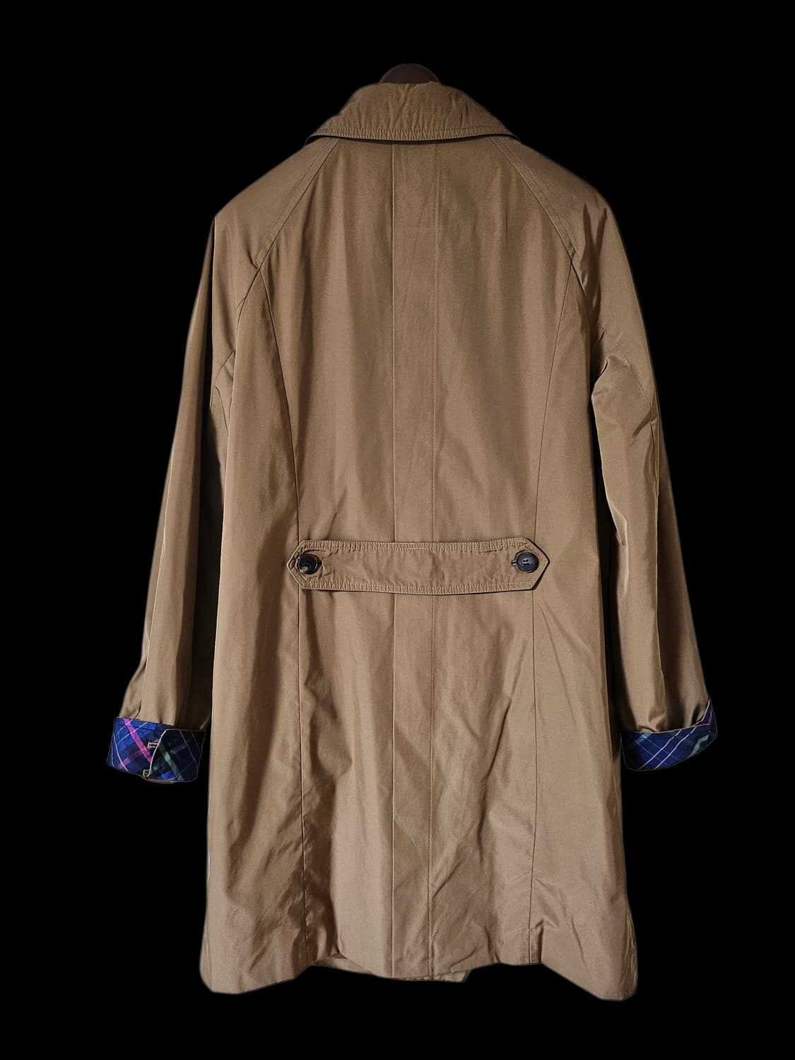 헤지스 브라운 폴리 100 싱글 여성 하프코트 55 / 상태좋음 상품이미지10