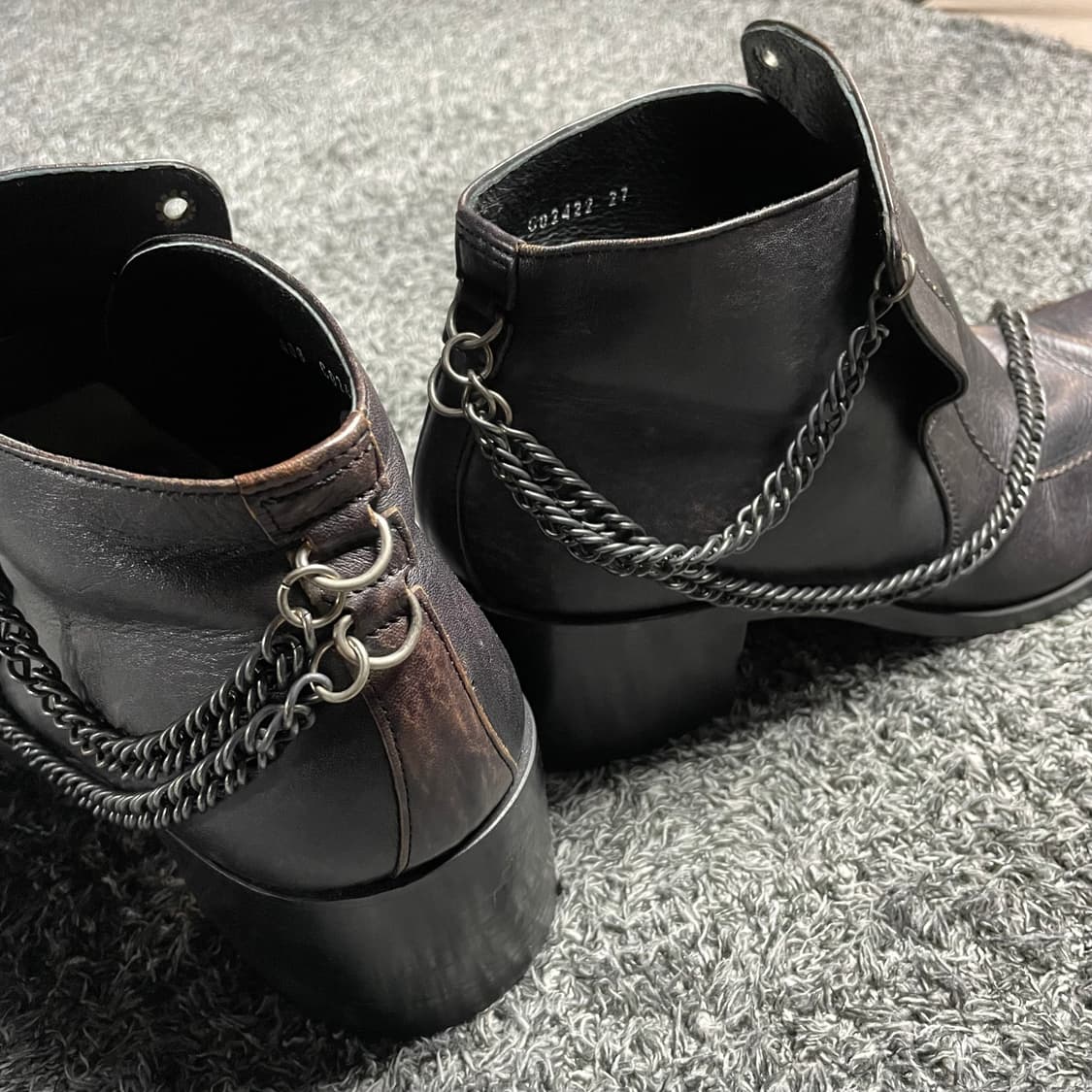 JPN 메이드 체인 디테일 부츠  상품이미지4