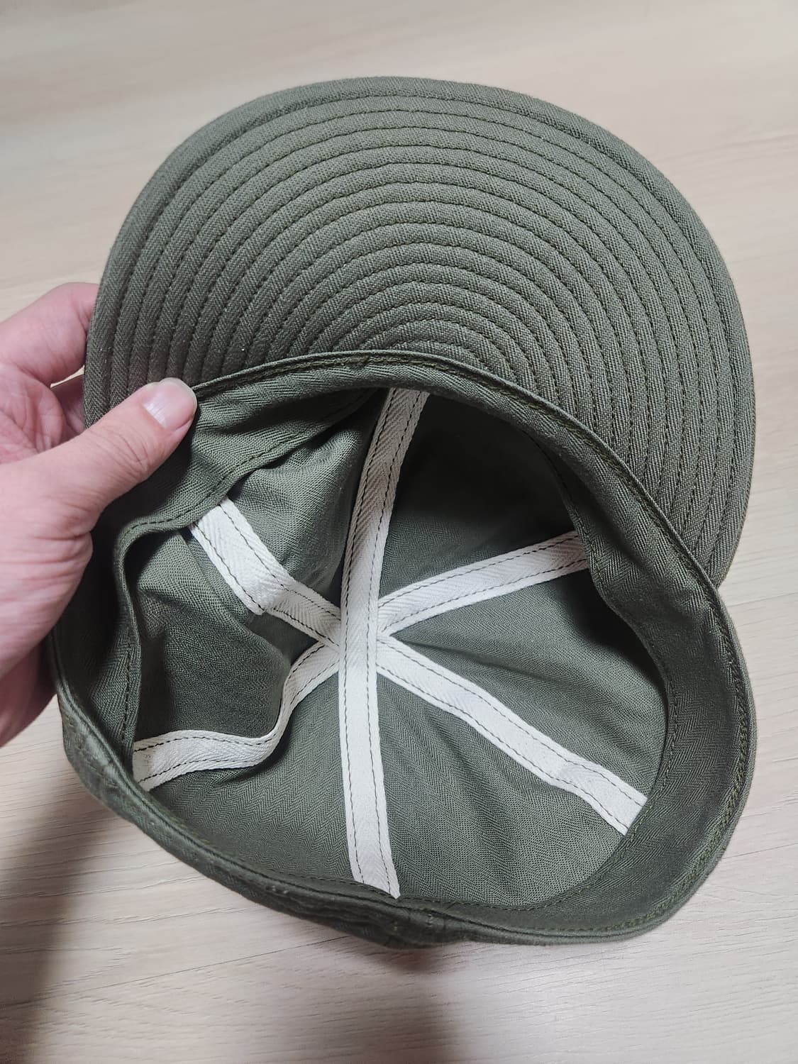 리얼맥코이 A-3 캡 올리브 상품이미지4