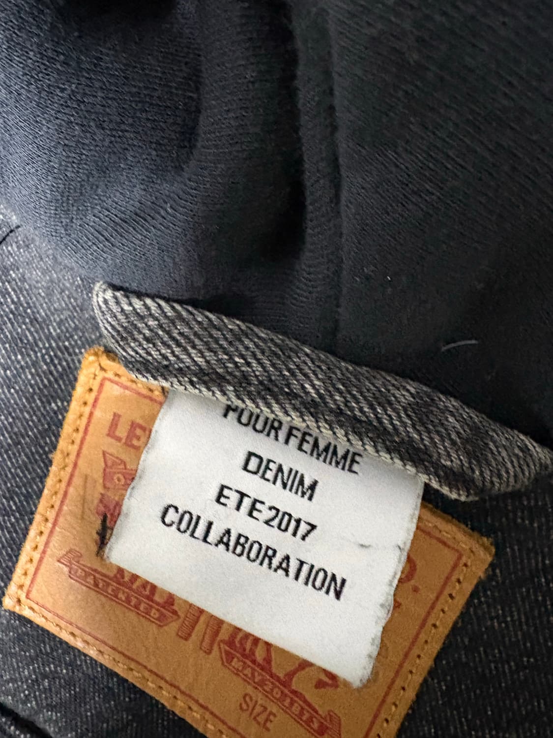 [XS] 17SS 베트멍 흑청 후드 데님 자켓 상품이미지6