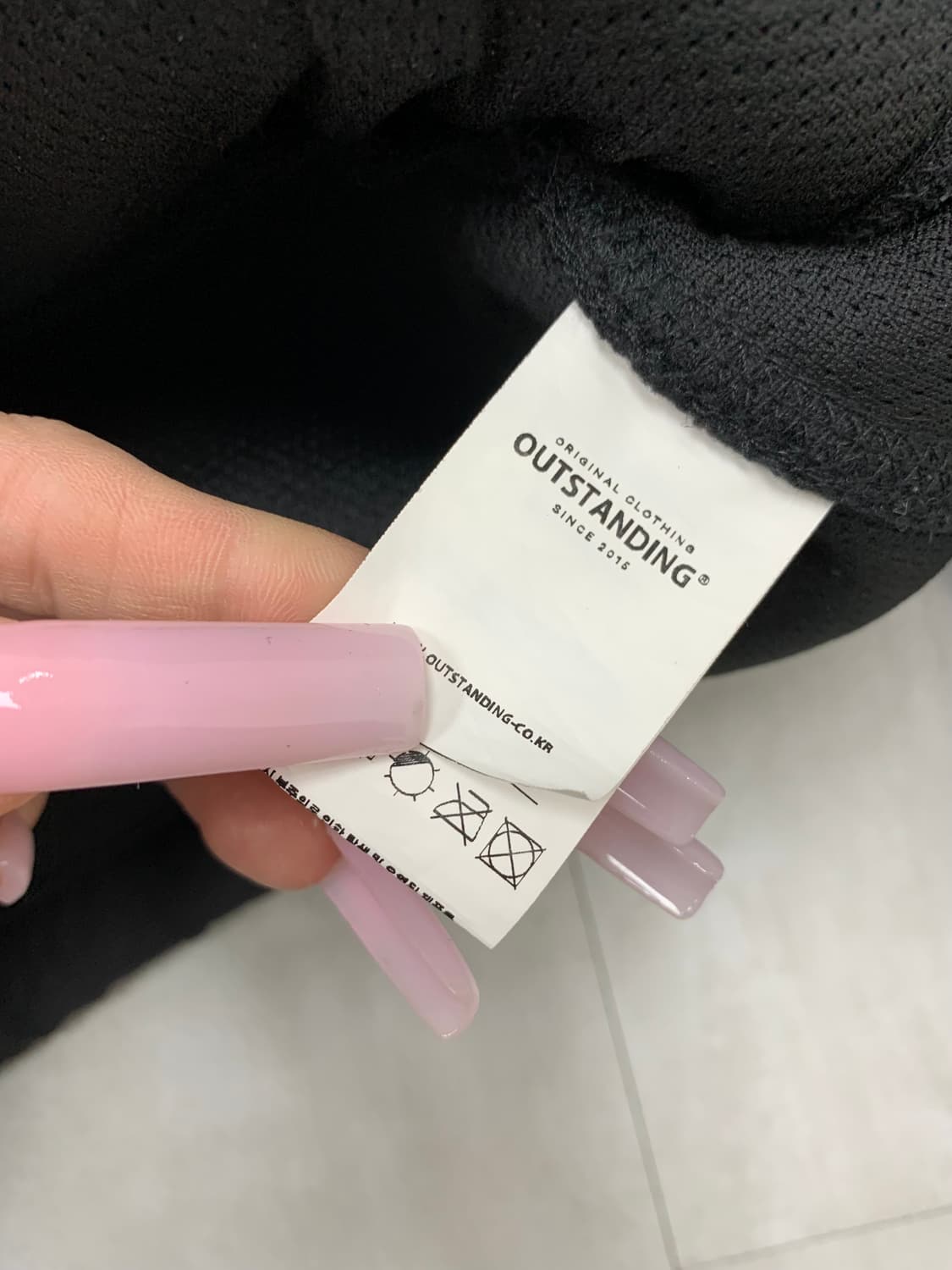 outstanding 블랙 폴리스 자켓 #459 상품이미지5