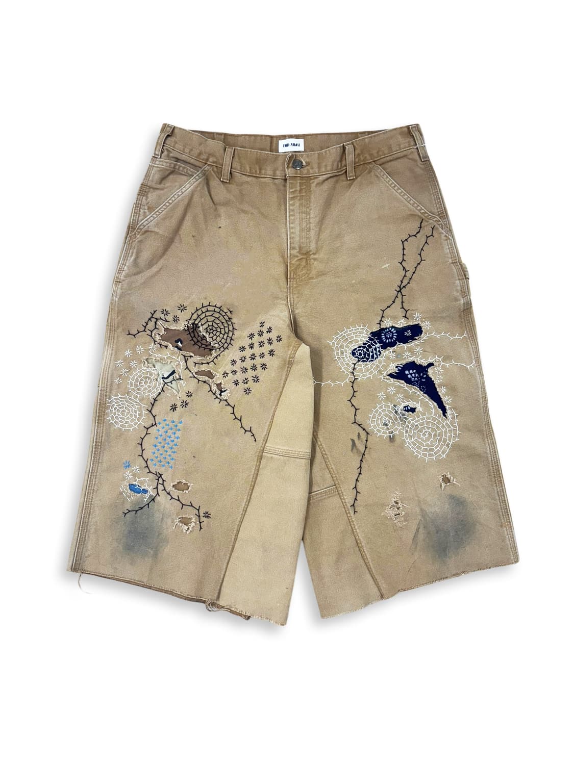 Carhartt Boro Sashiko Distressed Shorts 상품이미지1