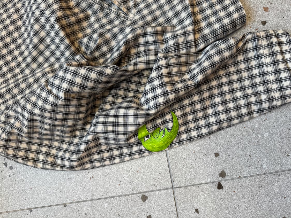 헬로선라이즈 체크 자켓 L 상품이미지4