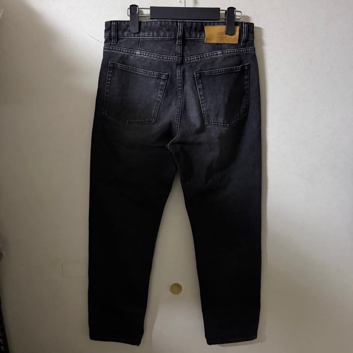 AMI 아미 스트레이트 크롭 블랙진 29(새제품) 상품이미지4