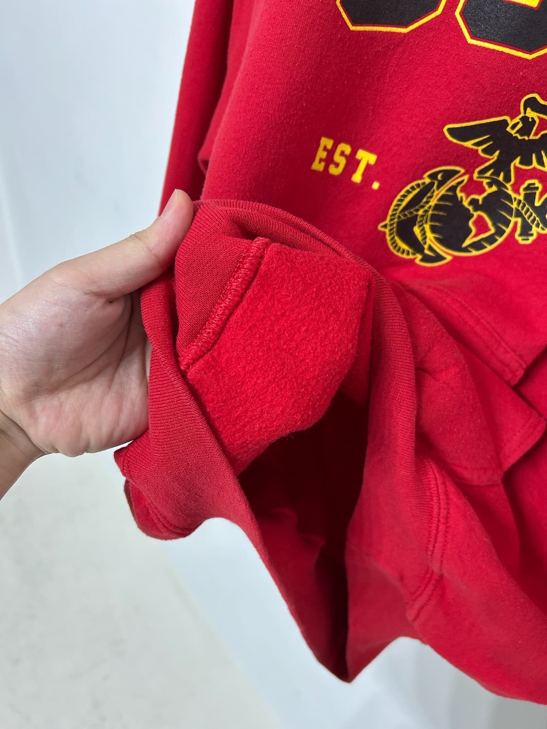 00's  Gildan  USMC hoodie Sweatshirt. 상품이미지7