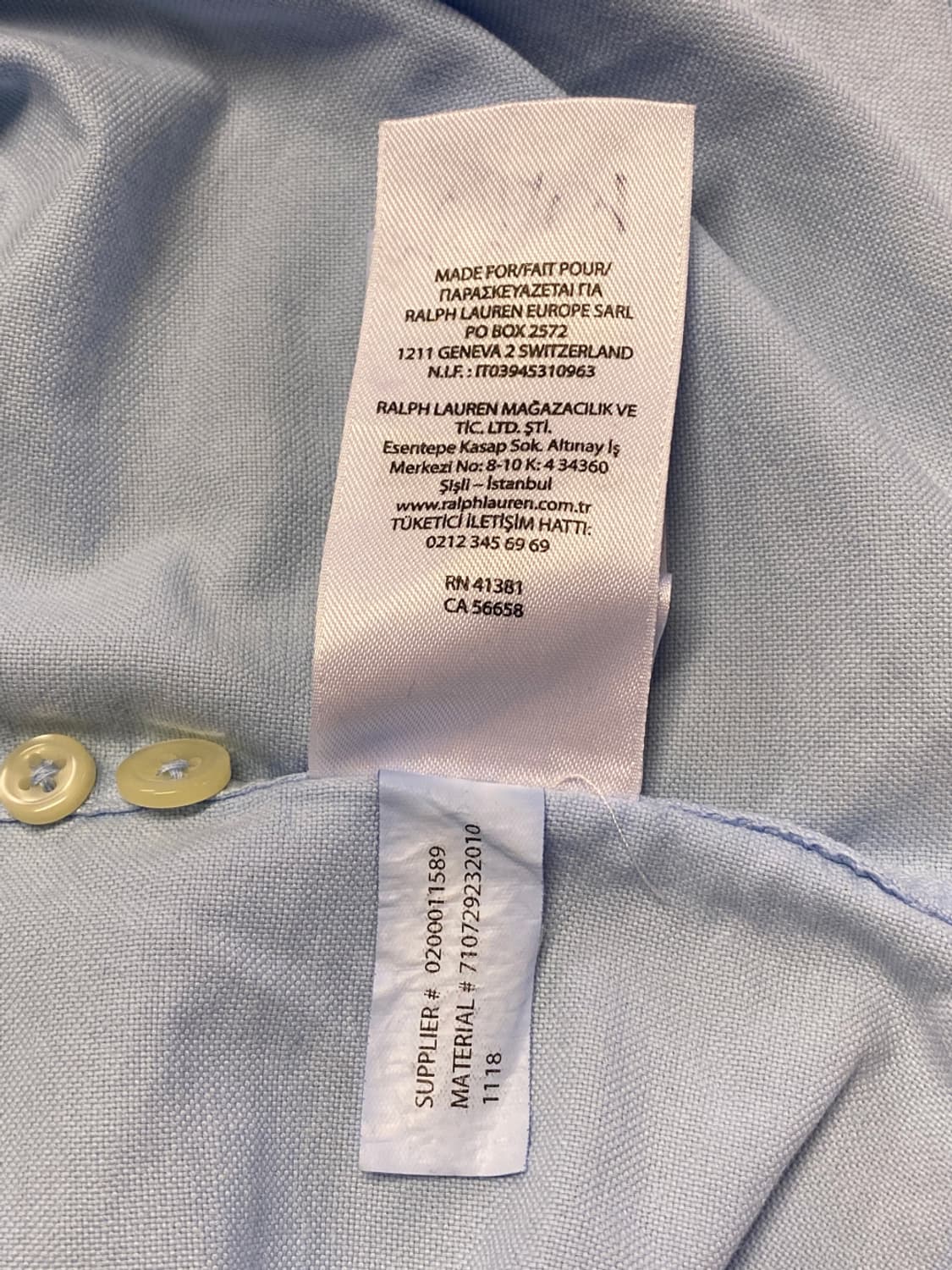 폴로랄프로렌 셔츠 (Man XL) AA0225 상품이미지3