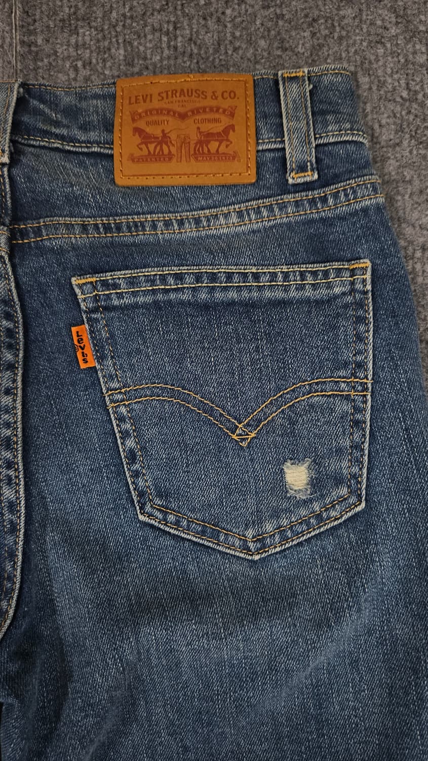 리바이스721 빈티지 하이 라이즈 스키니 데님팬츠 급처 상품이미지4