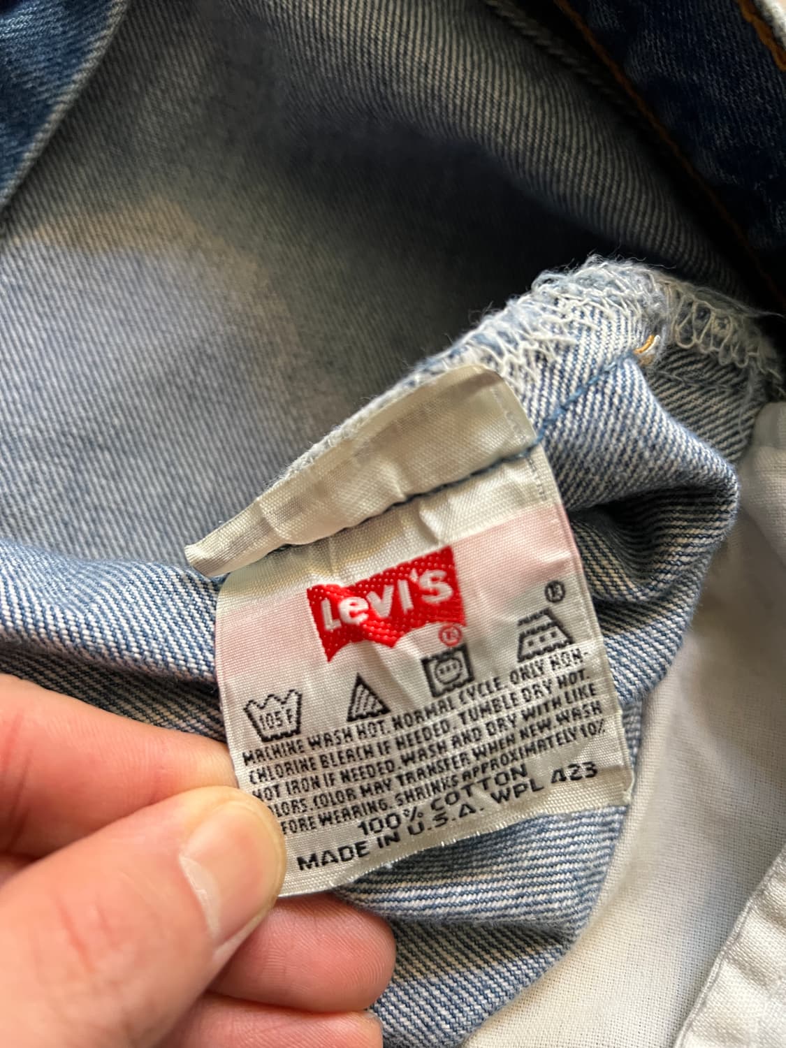 [32]90's 리바이스 501XX USA Made 데님 팬츠 S32 상품이미지7