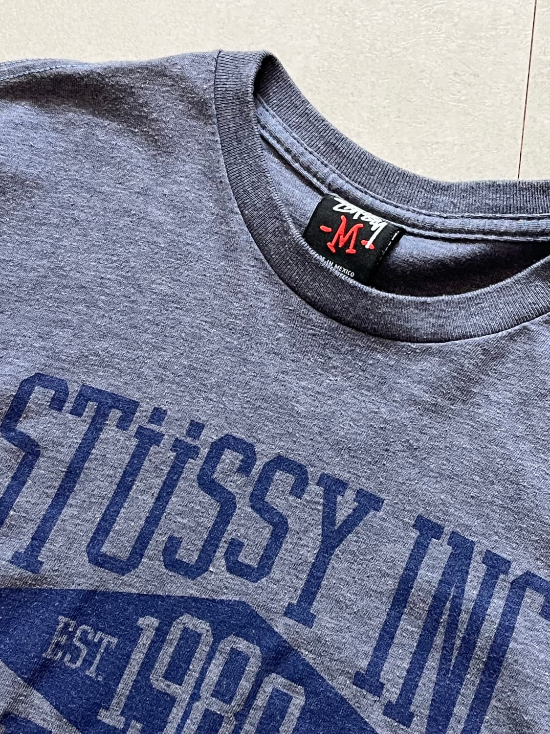 스투시 코튼 반팔 티셔츠 M 상품이미지3