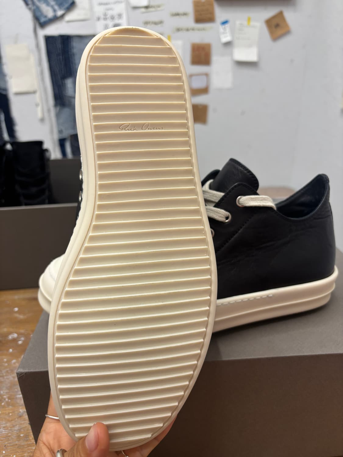 릭오웬스 mastodon deck sneakers 40 1/2 상품이미지6