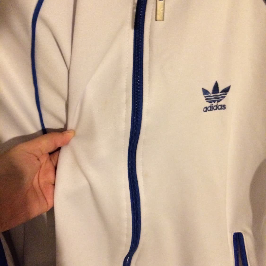 아디다스 90s 흰파 져지 집업 상품이미지8