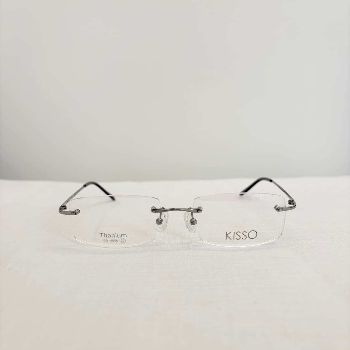 KISSO 실버 무테 빈티지안경 상품이미지1