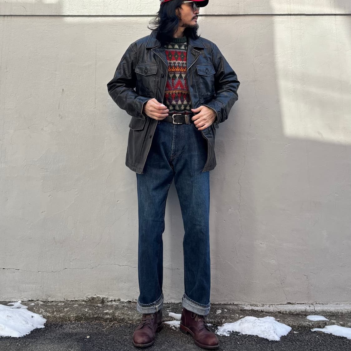 일본 하이페리온 셀비지 데님 팬츠 상품이미지1