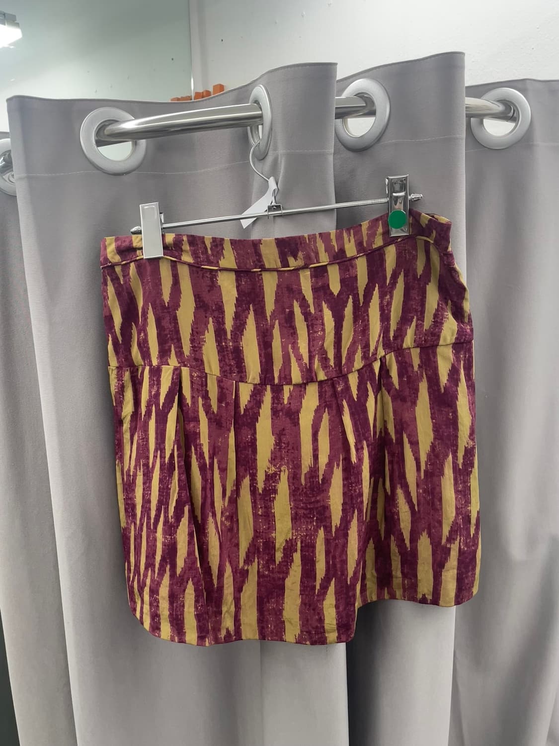 이자벨마랑 브러시 지브라 패턴 실크 스커트  상품이미지5