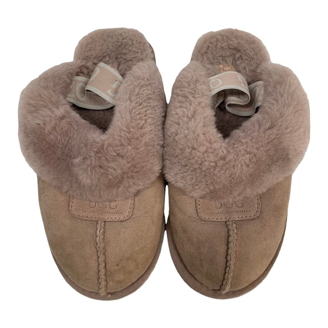 UGG 오즈웨어 키즈 코케트 밴딩 슬리퍼 핑크 210 상품이미지1