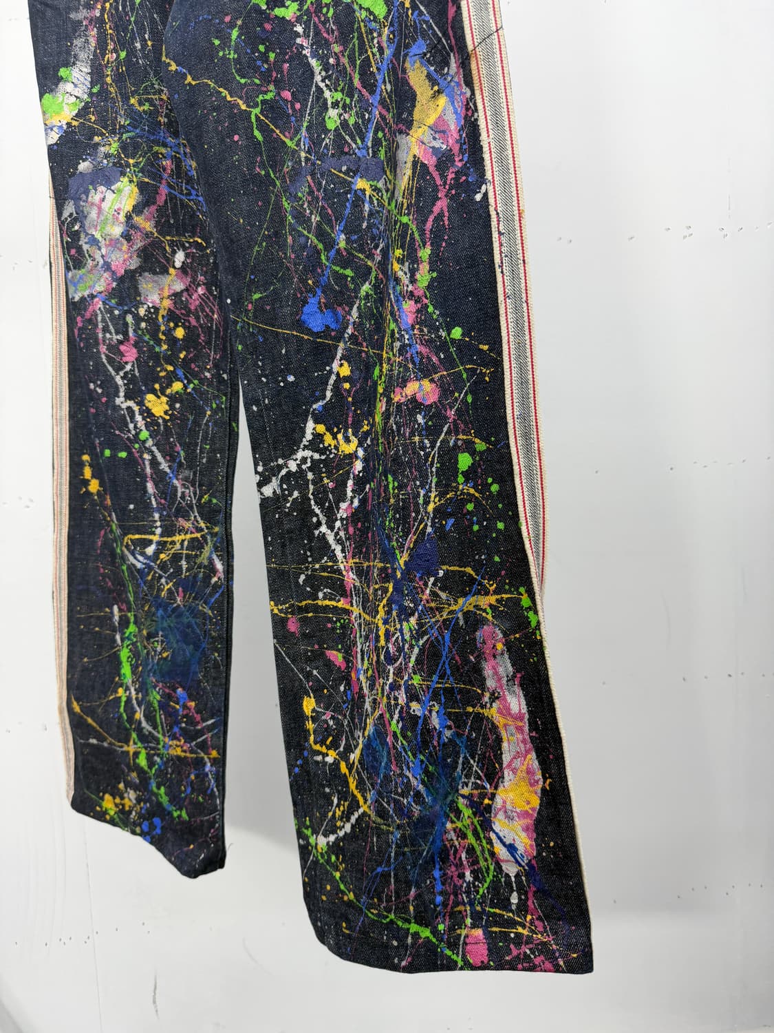 Evisu Black Cherry Splash denim pants 상품이미지9
