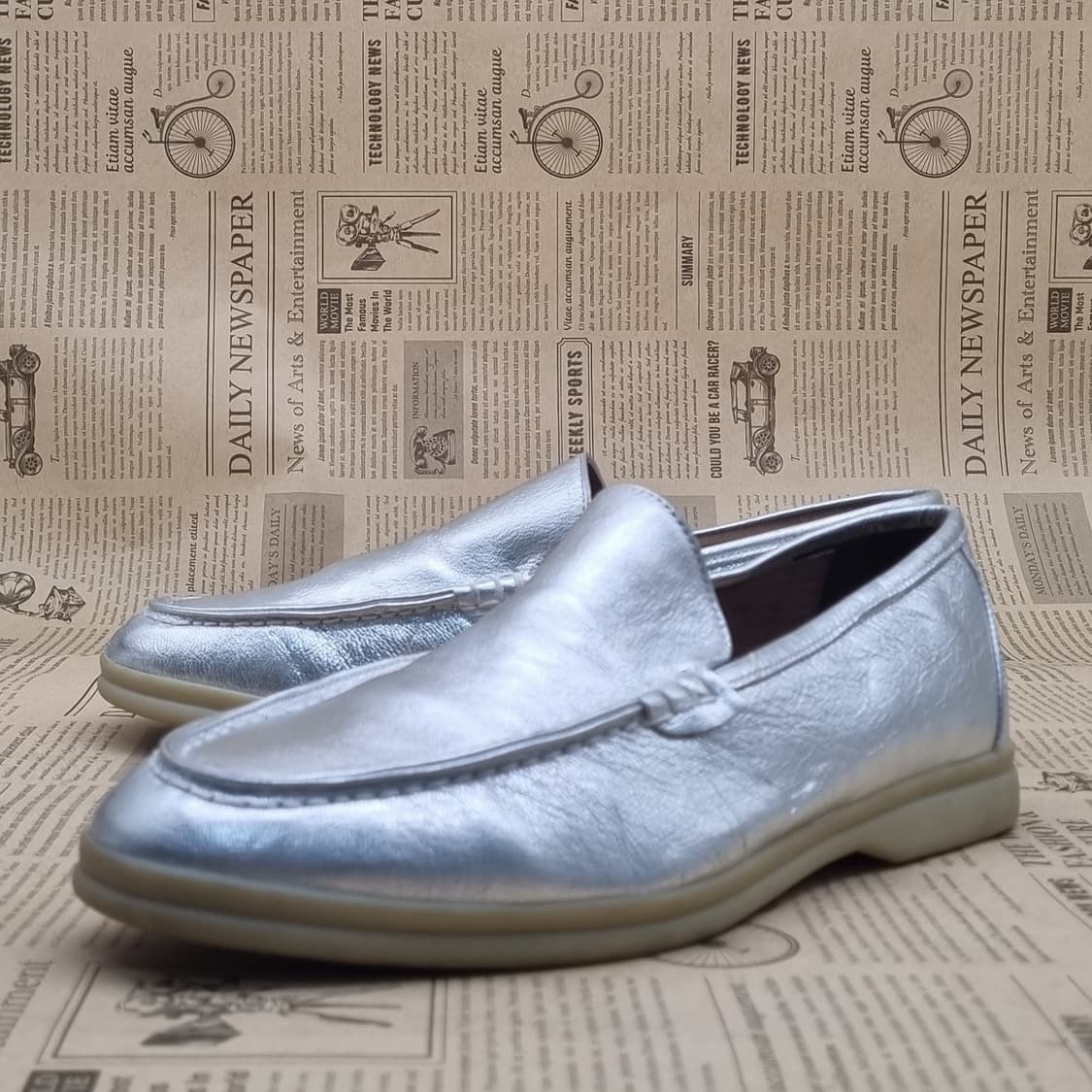 미소페 실버 여성로퍼250 상품이미지1