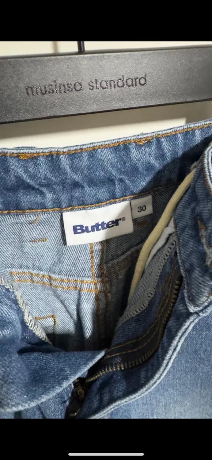 버터굿즈 Butter Goods Ink Denim Shorts 상품이미지3