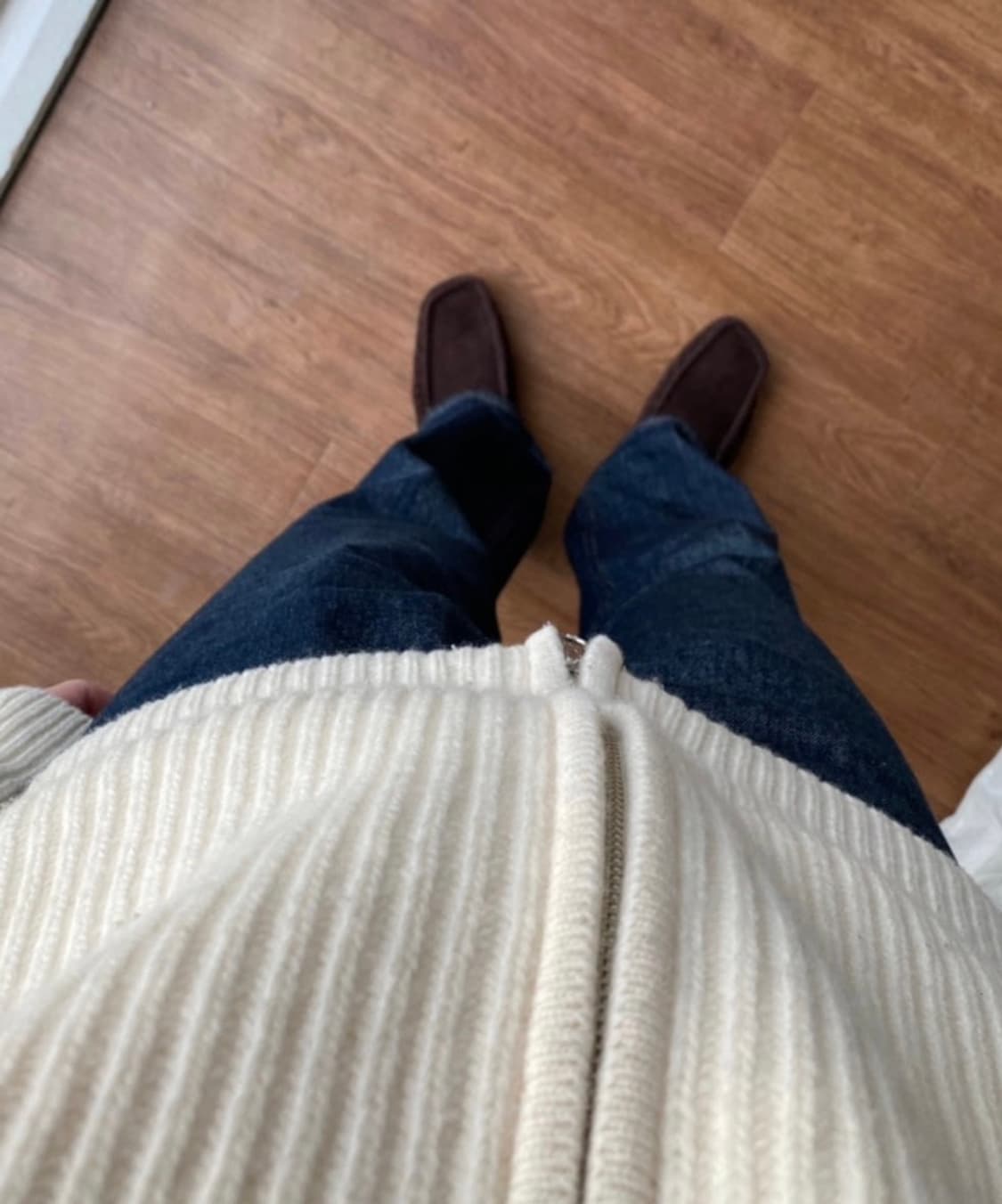 오라리 모카신 스웨이드 다크브라운 9US (새상품) 상품이미지8