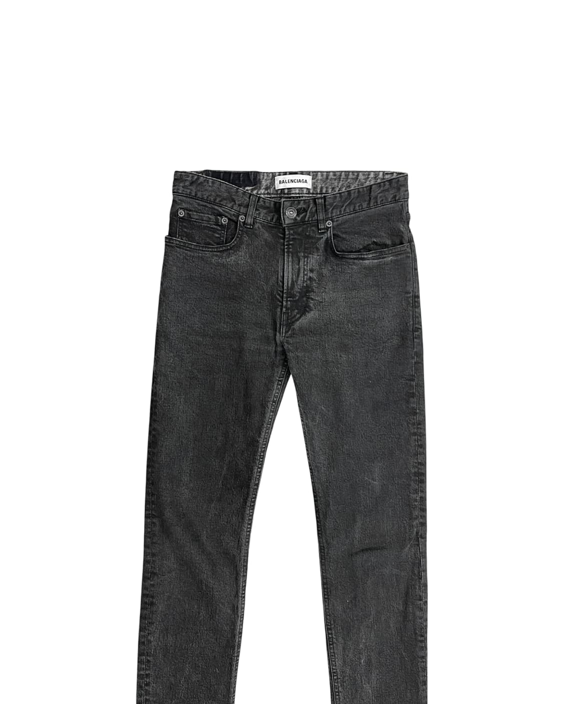 발렌시아가 21SS 슬림핏 부츠컷 데님 팬츠 블랙 상품이미지6