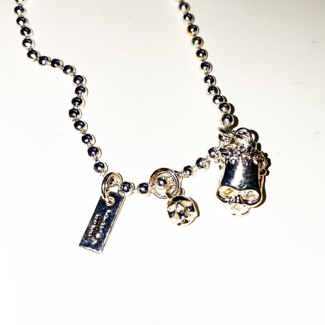 넘버나인 x 잼홈메이드 -04SS 콘헤드 스컬 목걸이 상품이미지2