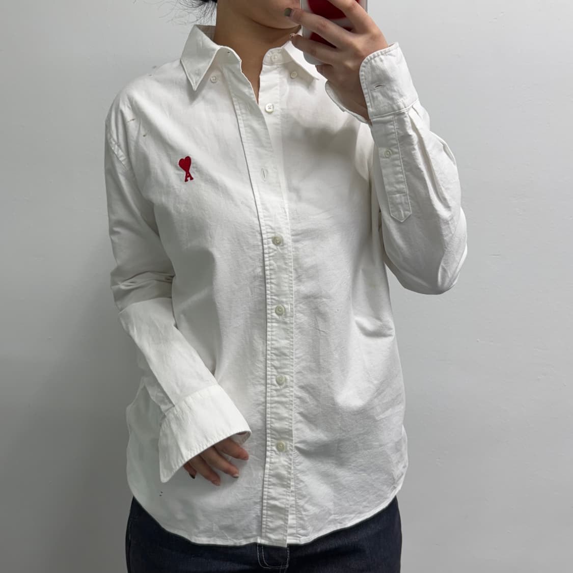 [40] 아미 스몰하트 옥스퍼드 셔츠 상품이미지1