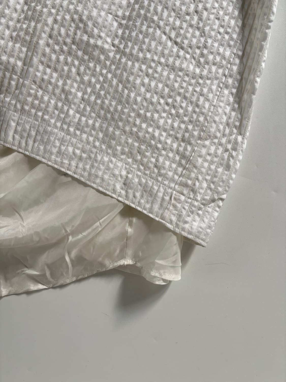 Sacai 사카이 화이트 레이어드 블라우스 상품이미지4