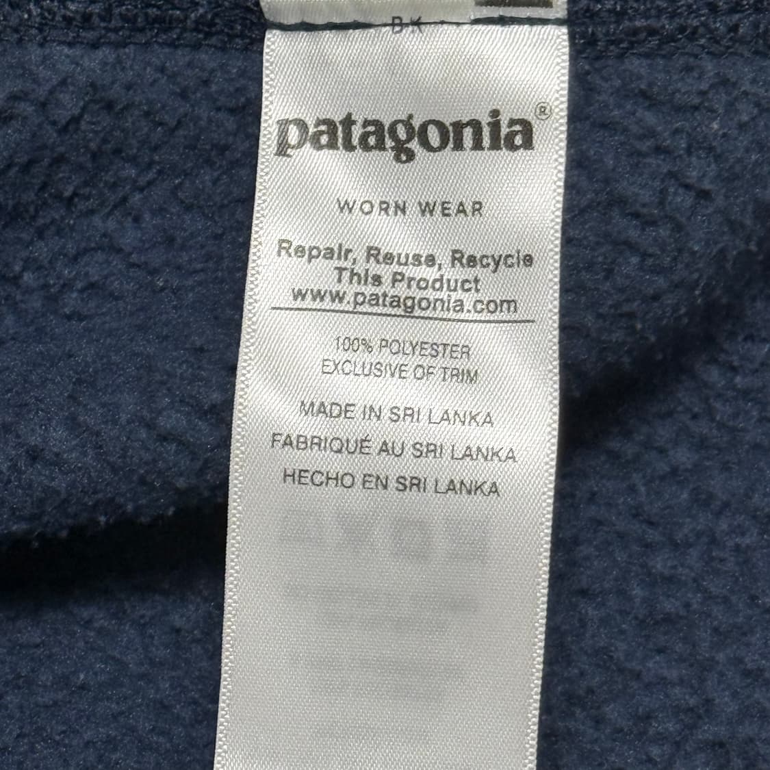 Patagonia 네이비 베터 스웨터 재킷 상품이미지4