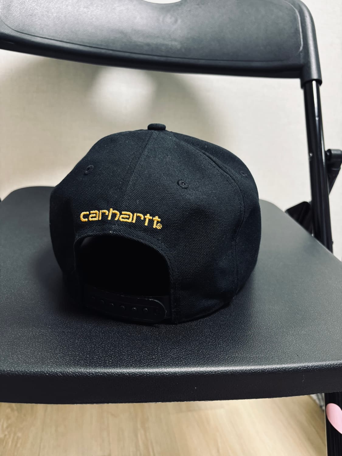 Carhartt 칼하트 캔버스 로고 스냅백 상품이미지3