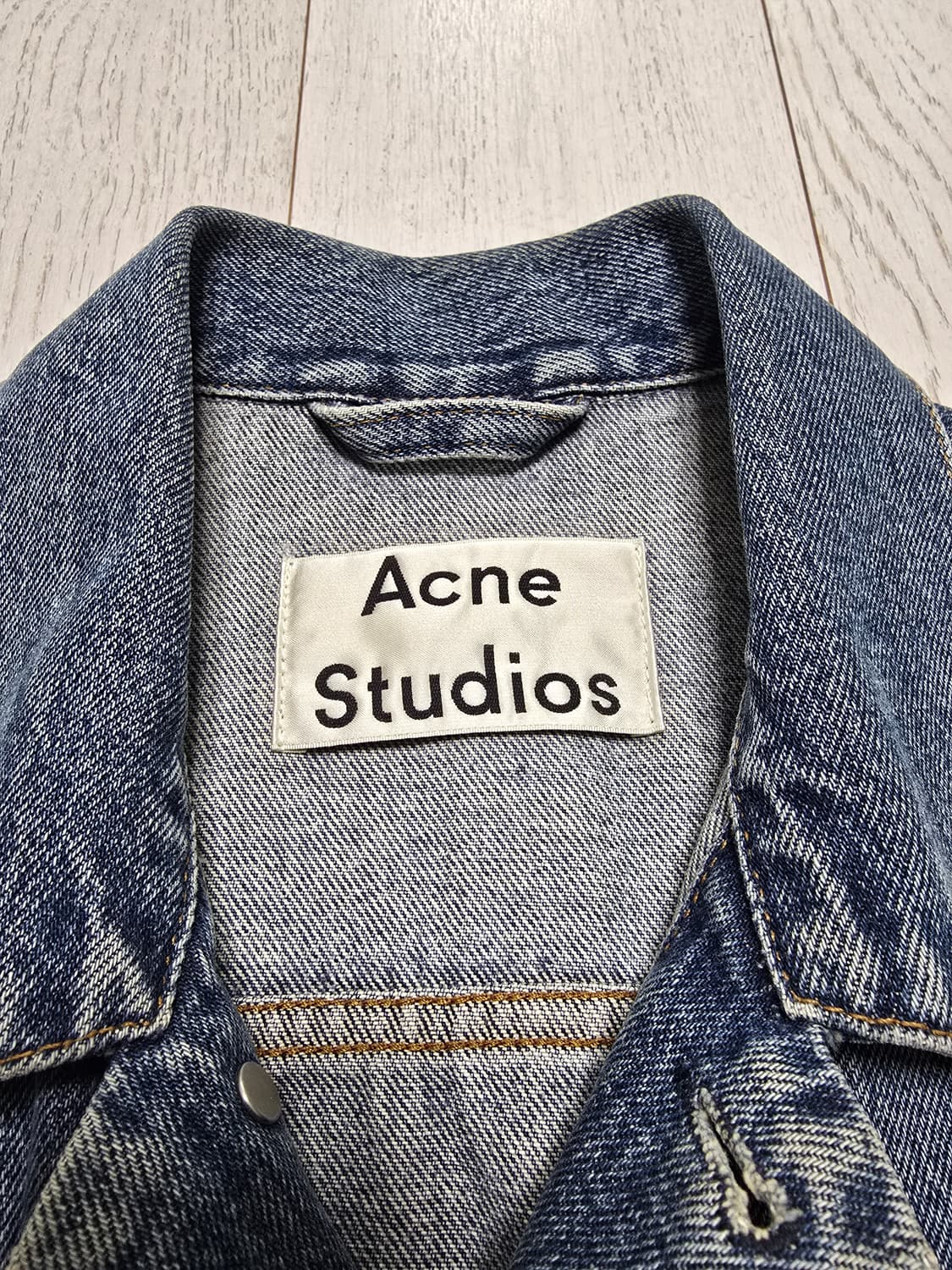 워싱 데님 자켓 상품이미지4