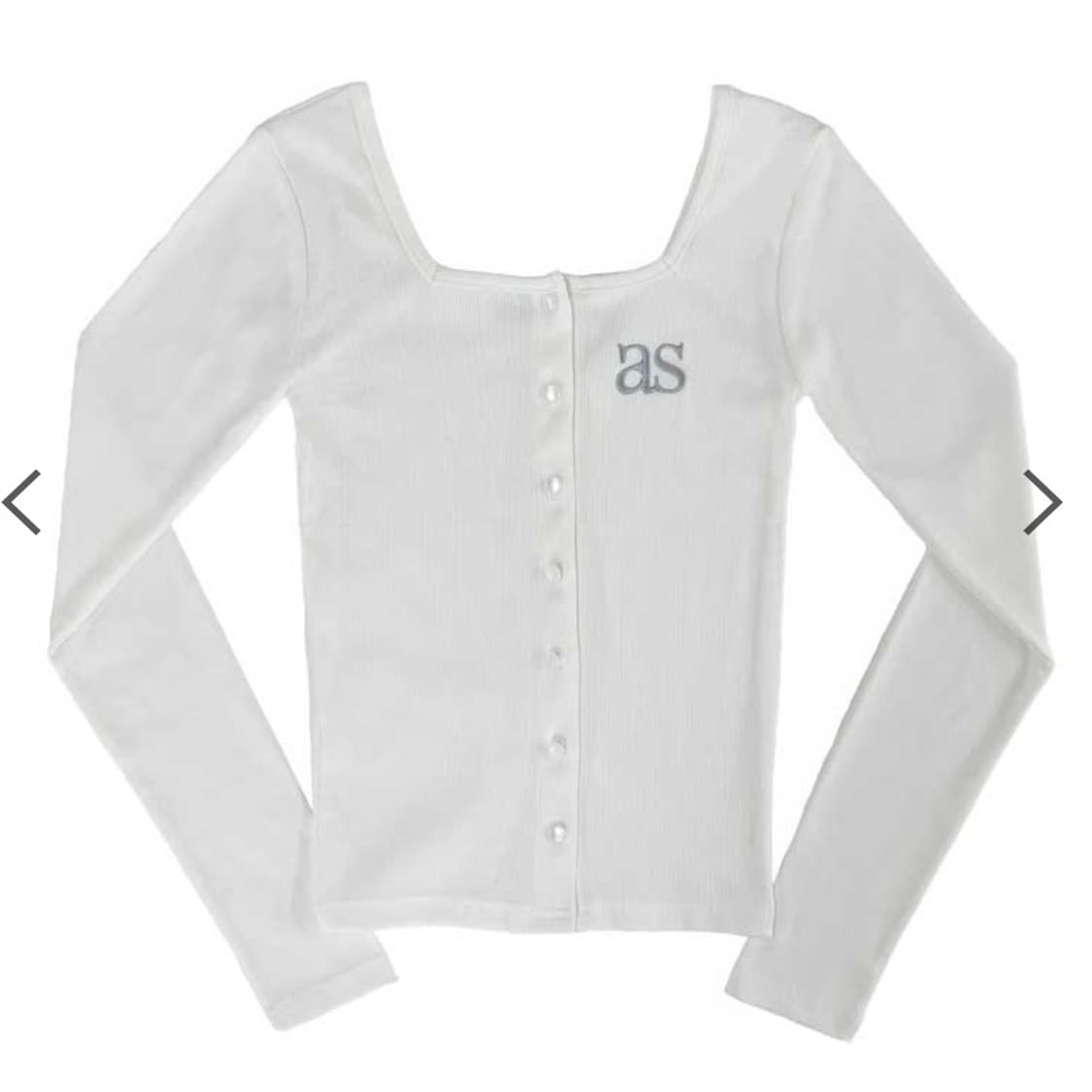 애즈온 시실리 가디건 화이트 상품이미지1