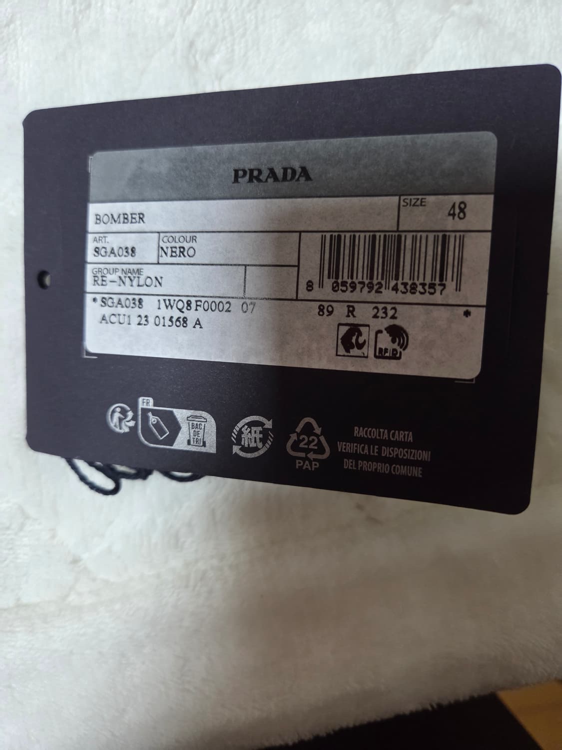 프라다 봄버 자켓 48 상품이미지6