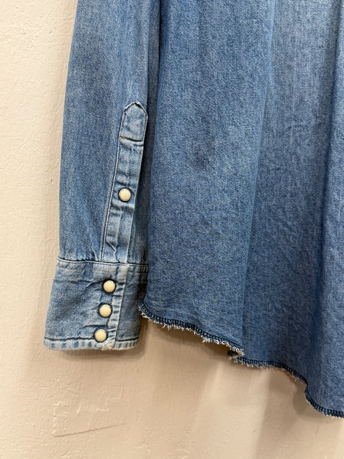 USA Wrangler Western Denim Shirt 상품이미지5