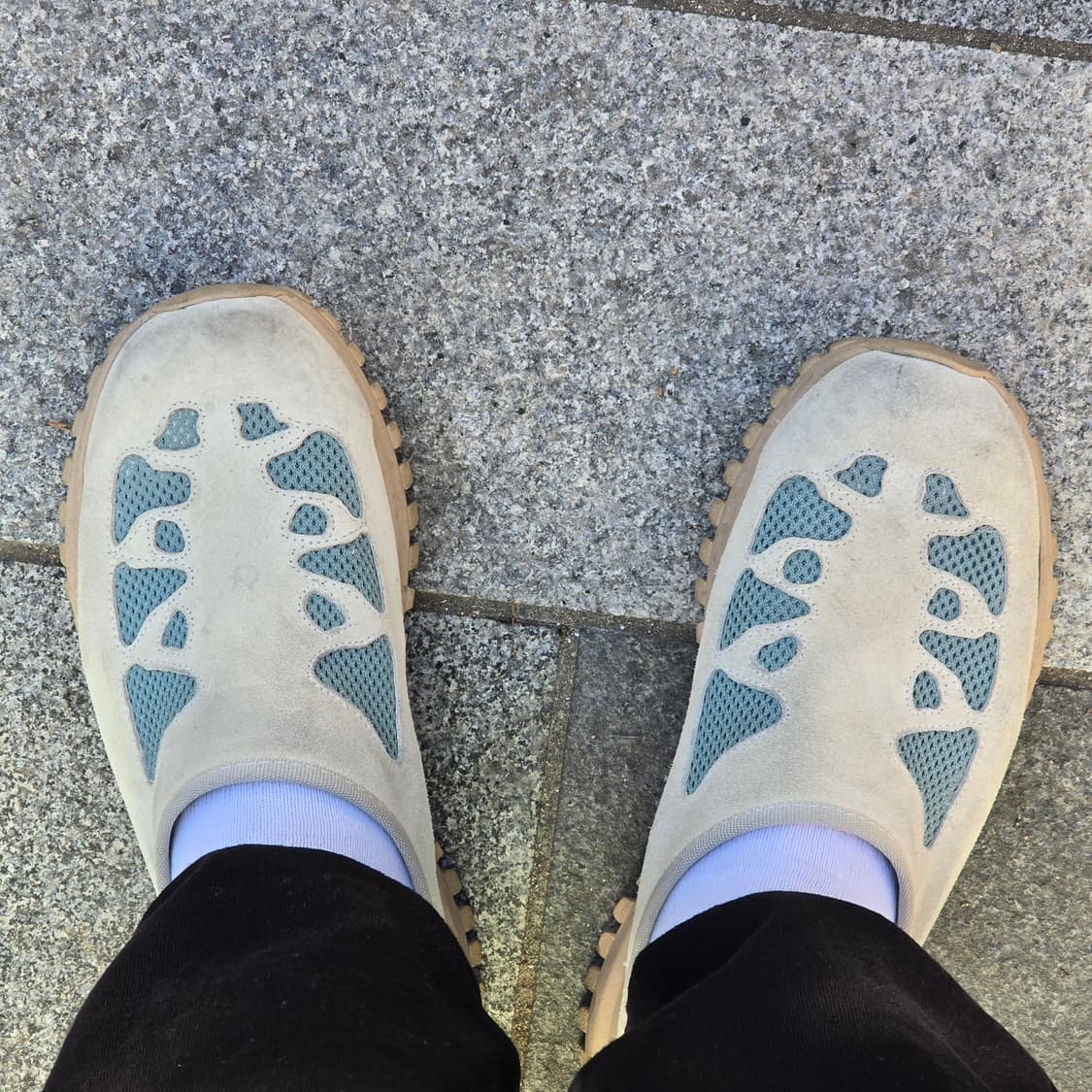 실착샷O[41,43]디에메 마지오레 스웨이드 뮬 스니커즈 캐피탈미스핏츠 상품이미지8