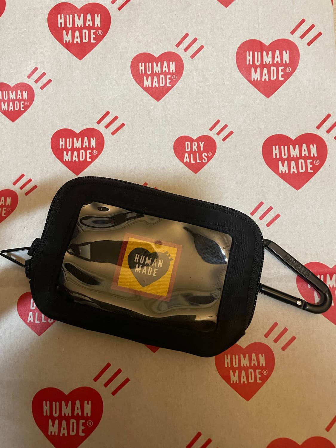 휴먼메이드 밀리터리 케이스 블랙 카드지갑 블랙 상품이미지1