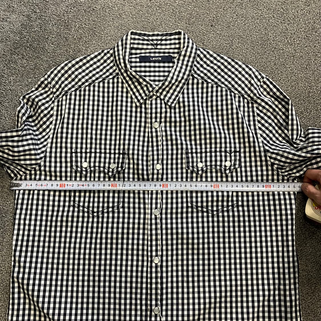 12 리바이스 깅엄 체크 웨스턴 셔츠 상품이미지7