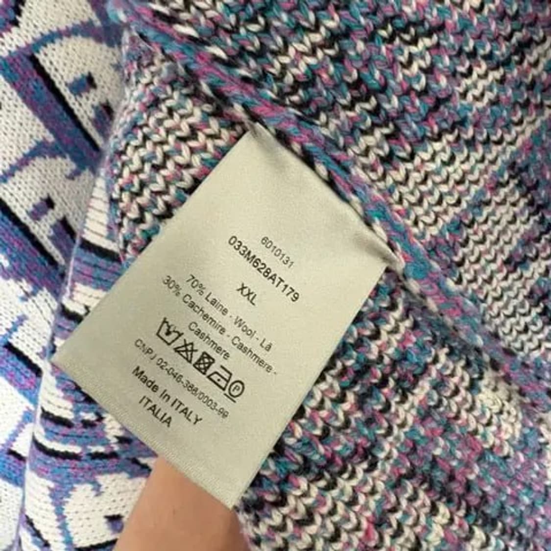 [XXL] 새상품 디올 오블리크 스투시 니트 상품이미지3