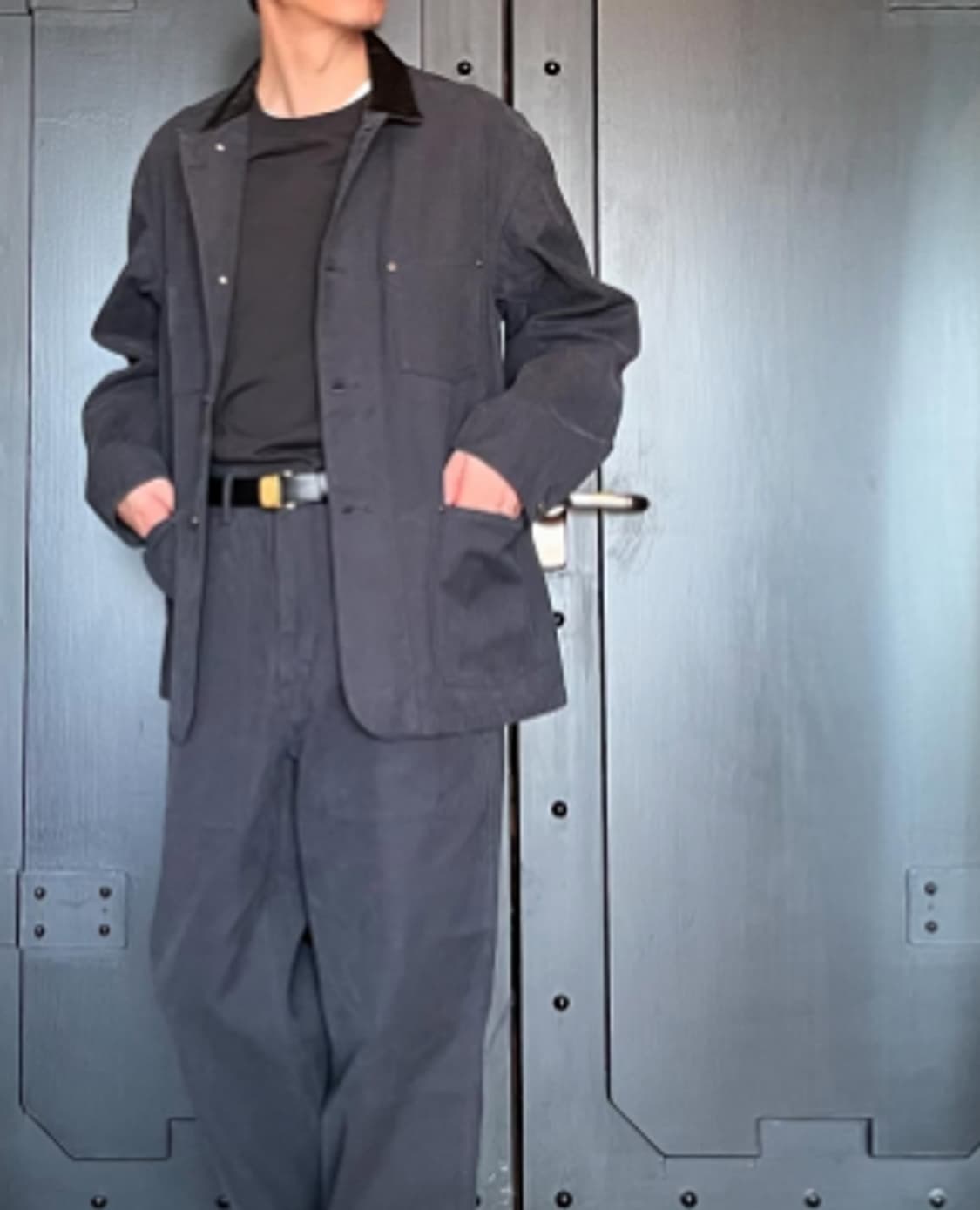 4) 피그벨 24FW 덕 클로스 초어 자켓 상품이미지6