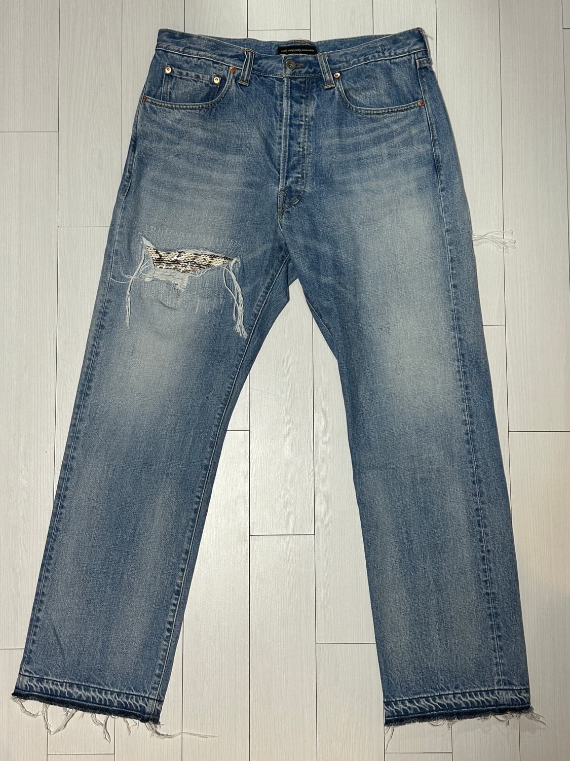 34) 뤠쓰 x 킹아카이브 001 데님 팬츠 상품이미지1